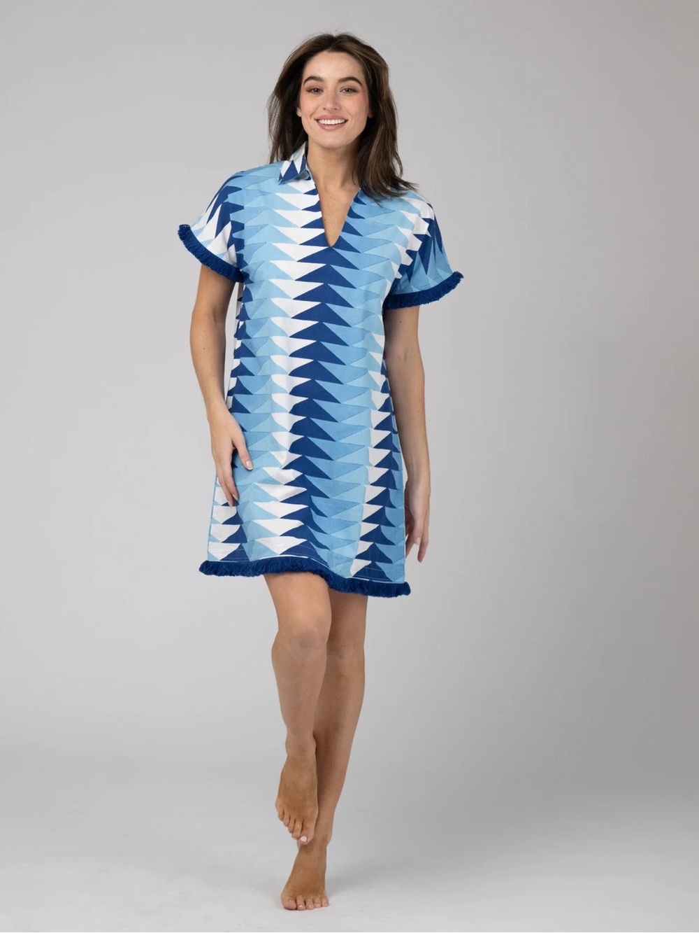 Beau and Ro The Beach Tunic Triangle Ocean